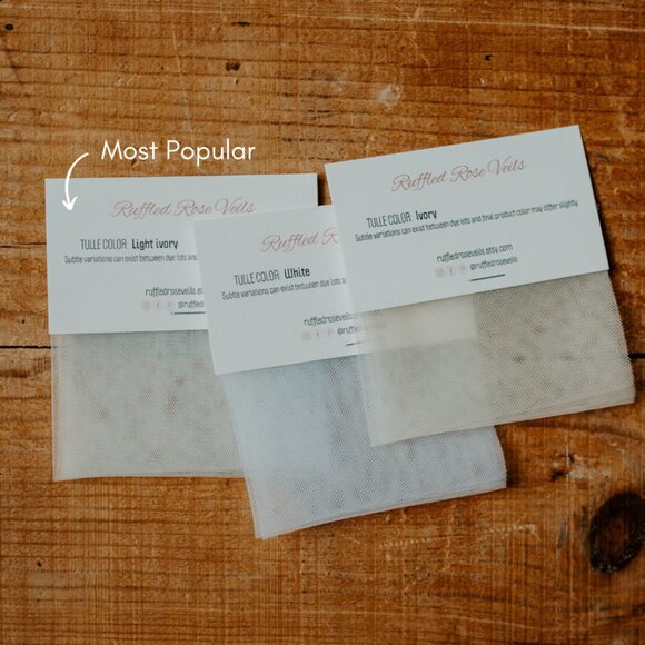 Soft Waist Length (30") Wedding Veil - Picture 12 of 13